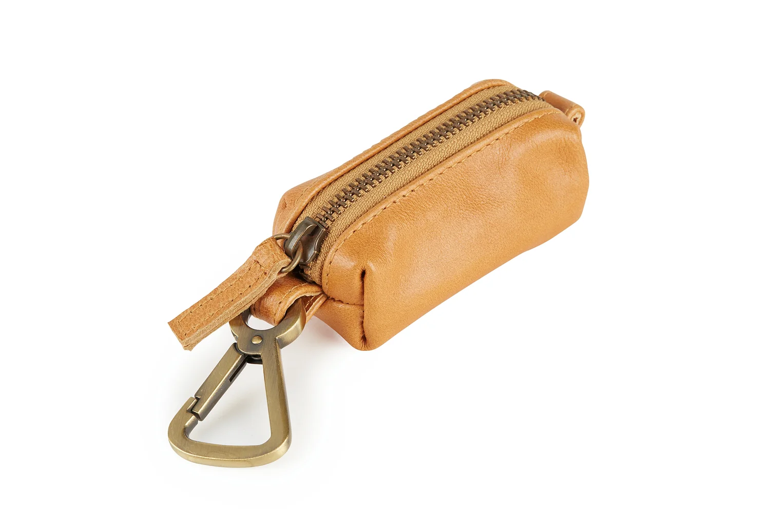 Hand crafted leather poop bag holders — The Golden Dog Co.